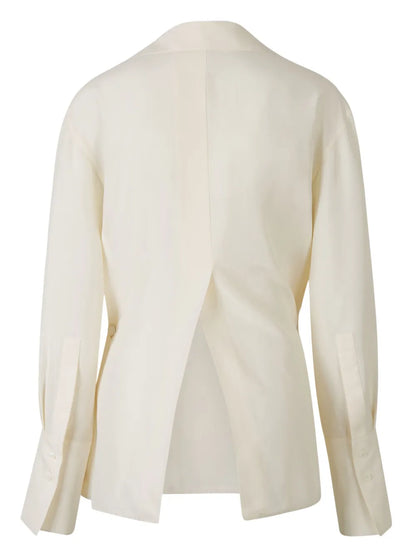 Wrap Silk Shirt