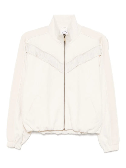 Bow N Arrow Fringed Zip Jacket