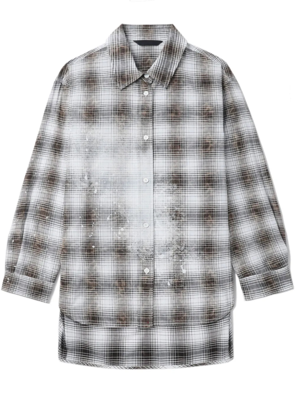 Faded Floral-Print Shirt
