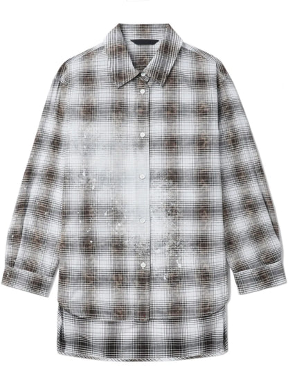 Faded Floral-Print Shirt