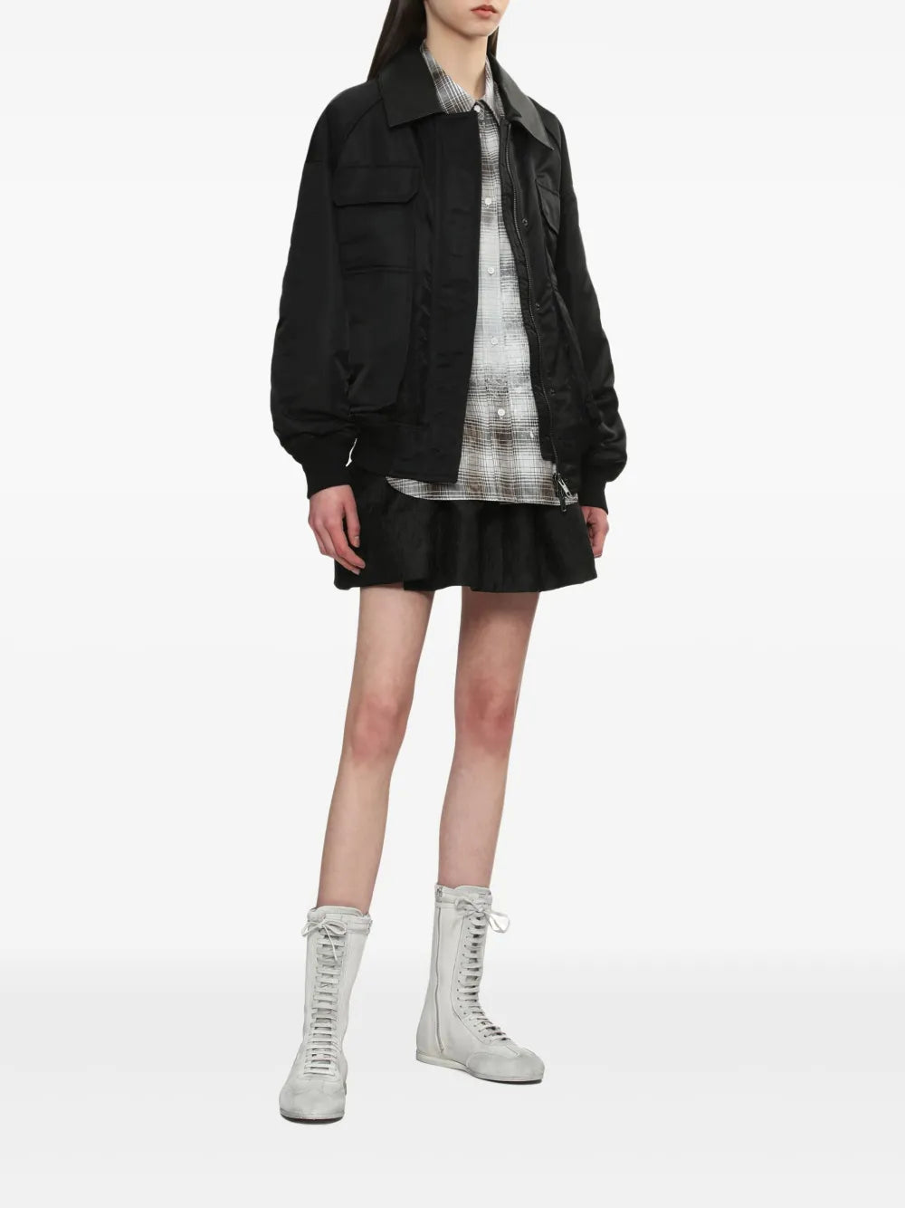 Jacquard Mini Skirt