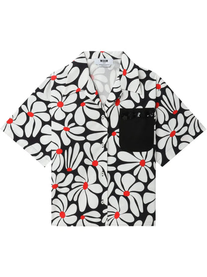 Floral-Print Shirt