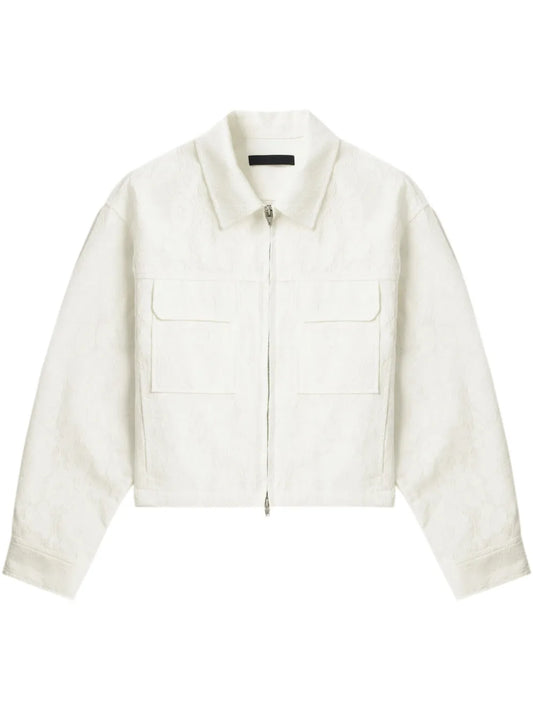Lace-Panelling Jacket