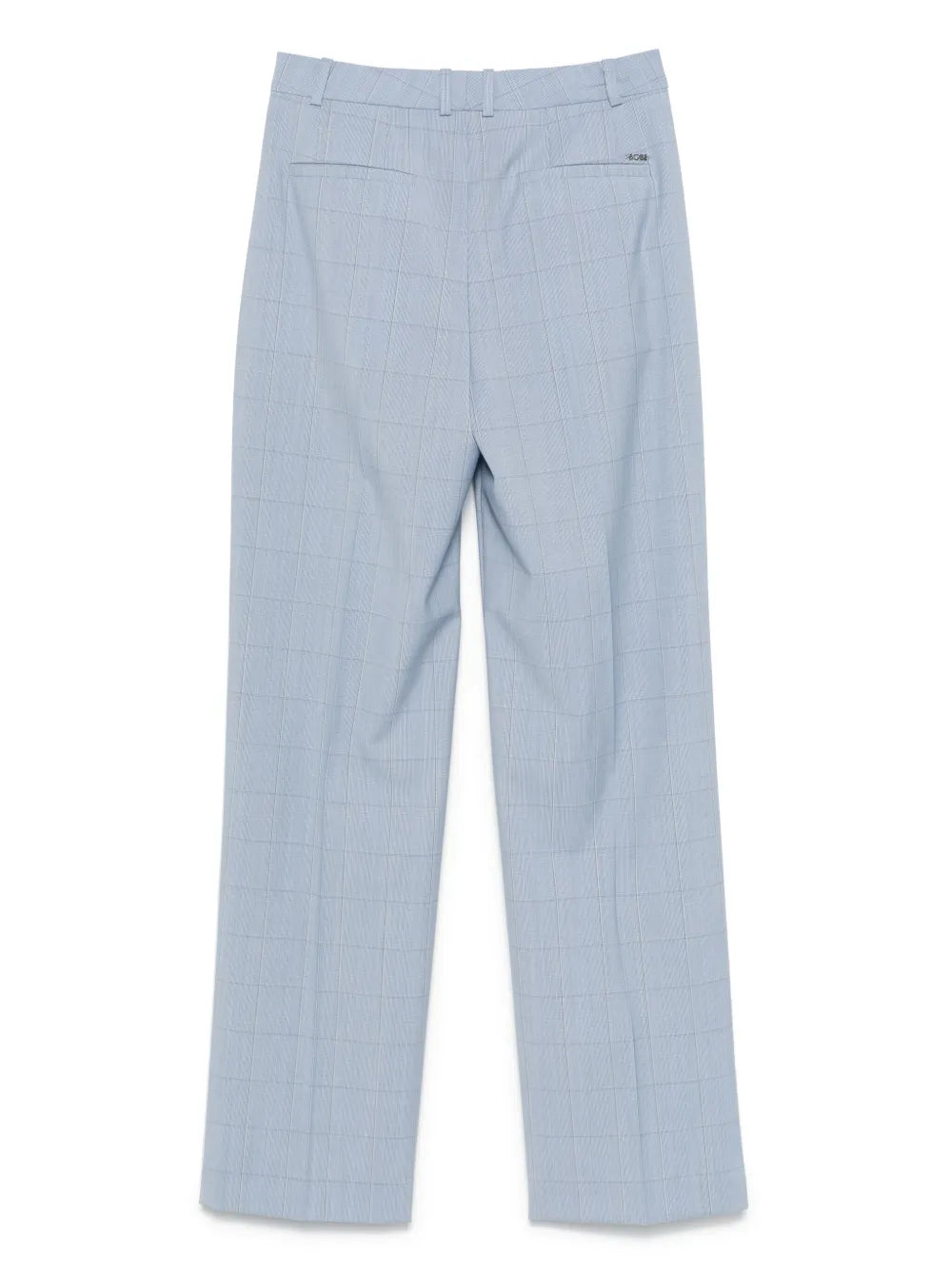 Checked Virgin Wool Trousers