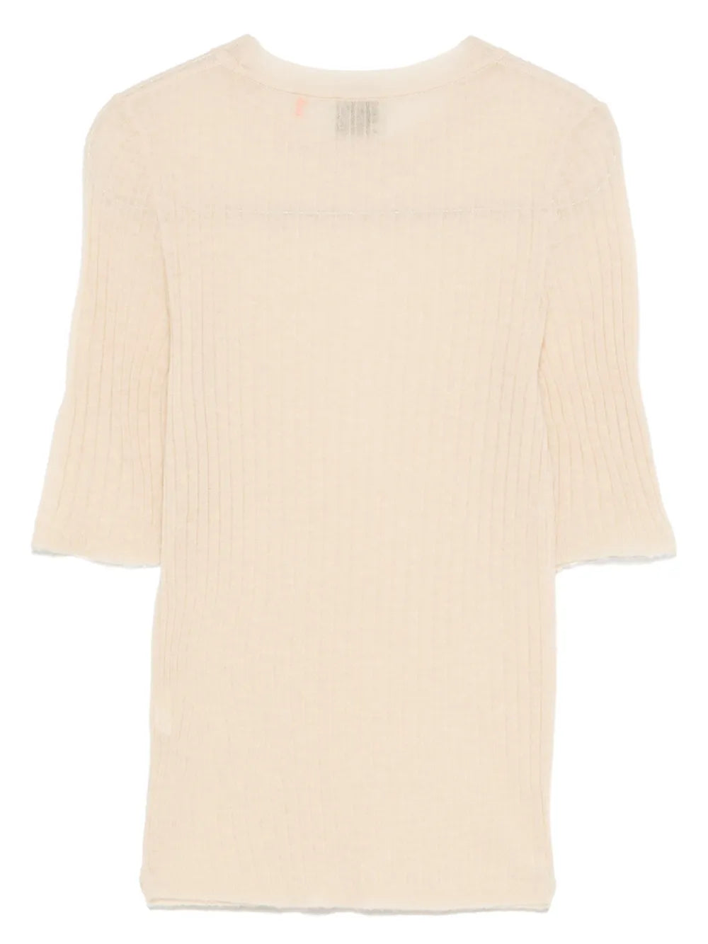 Fine-Ribbed T-Shirt