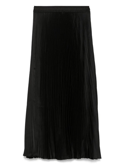 Plissé Midi Skirt