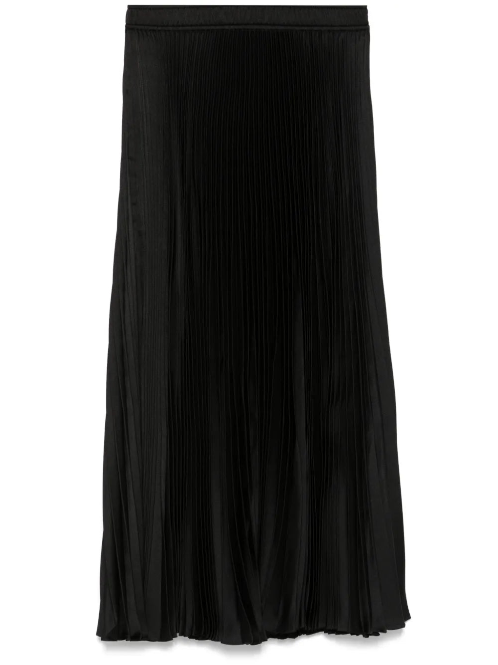 Plissé Midi Skirt