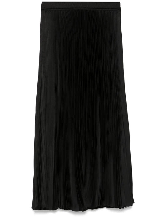 Plissé Midi Skirt
