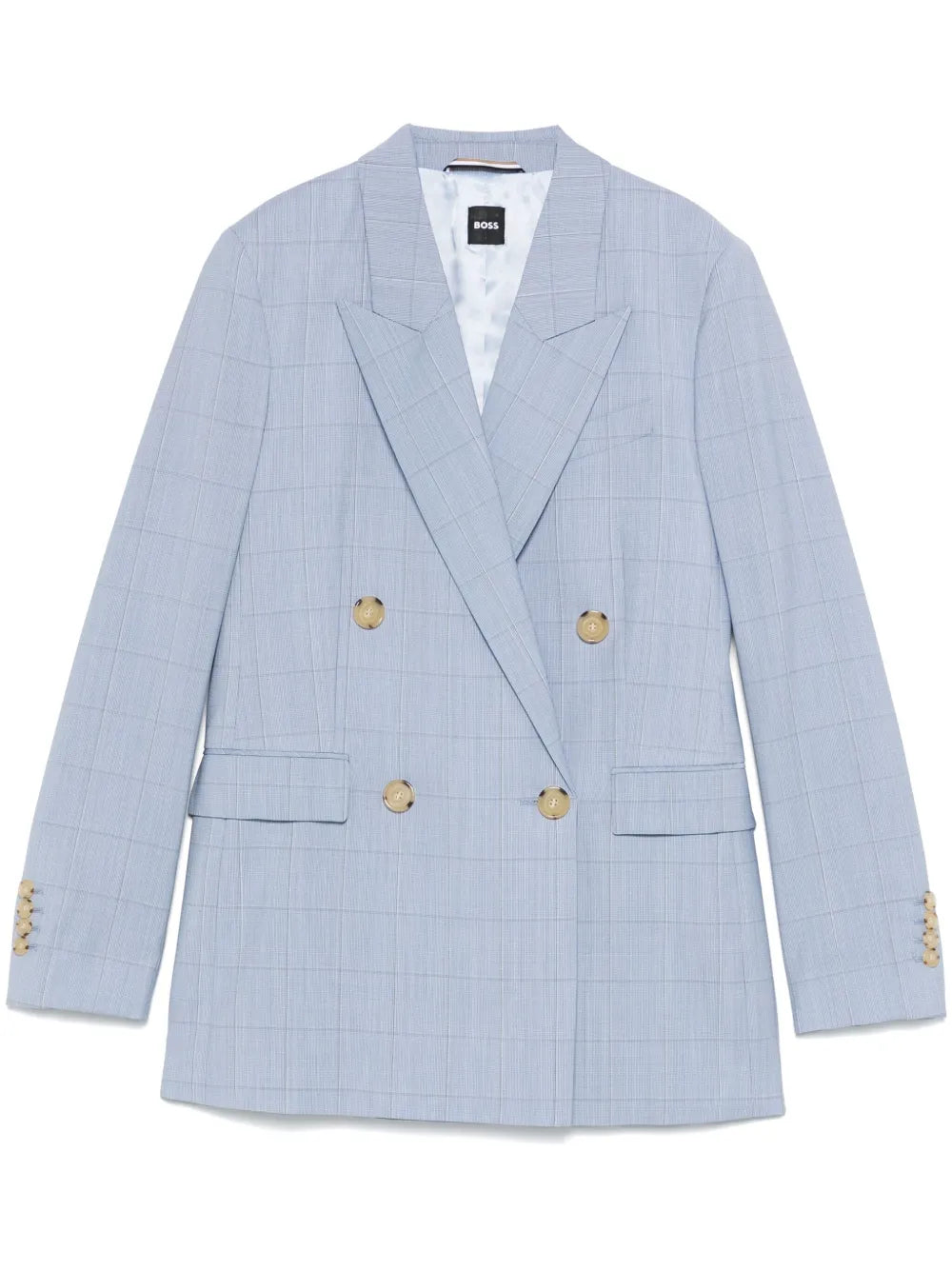 Checked Wool Blazer