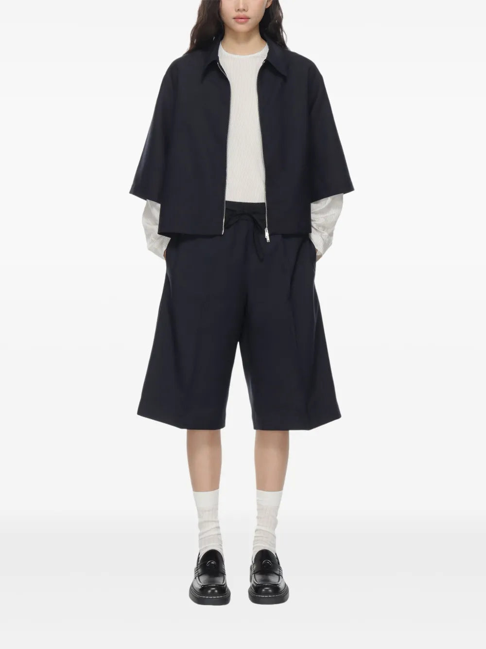 Zip-Up Shirt Jacket