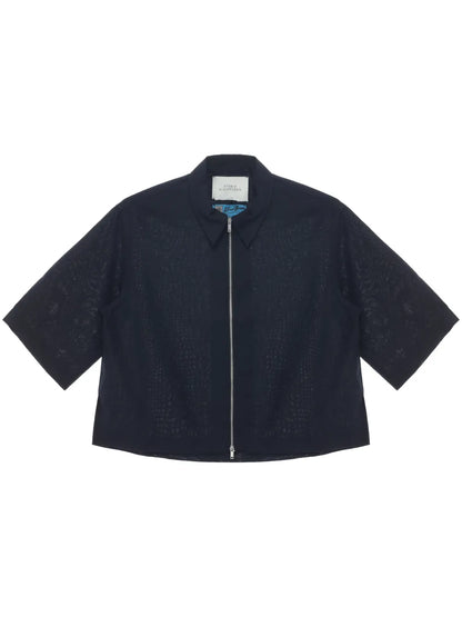 Zip-Up Shirt Jacket