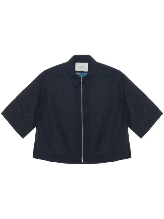 Zip-Up Shirt Jacket