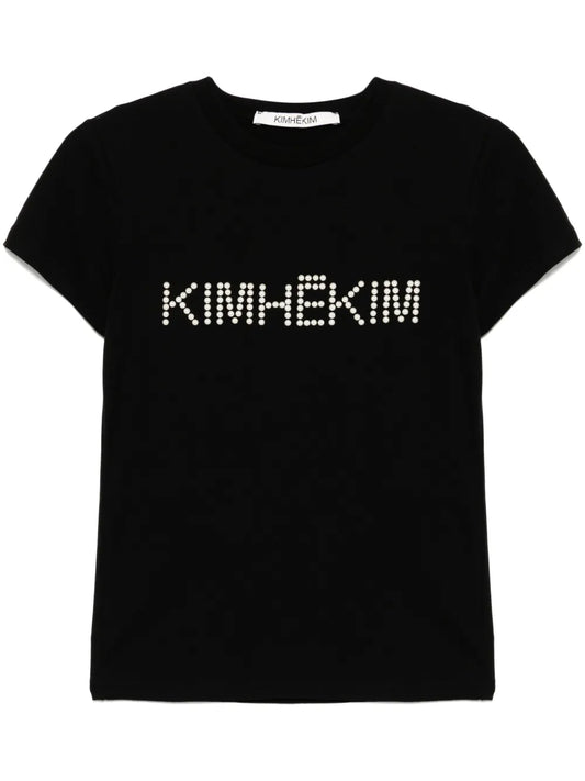 Pearl-Embellished T-Shirt