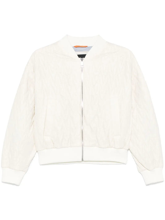 Quilted Bomber Jacket