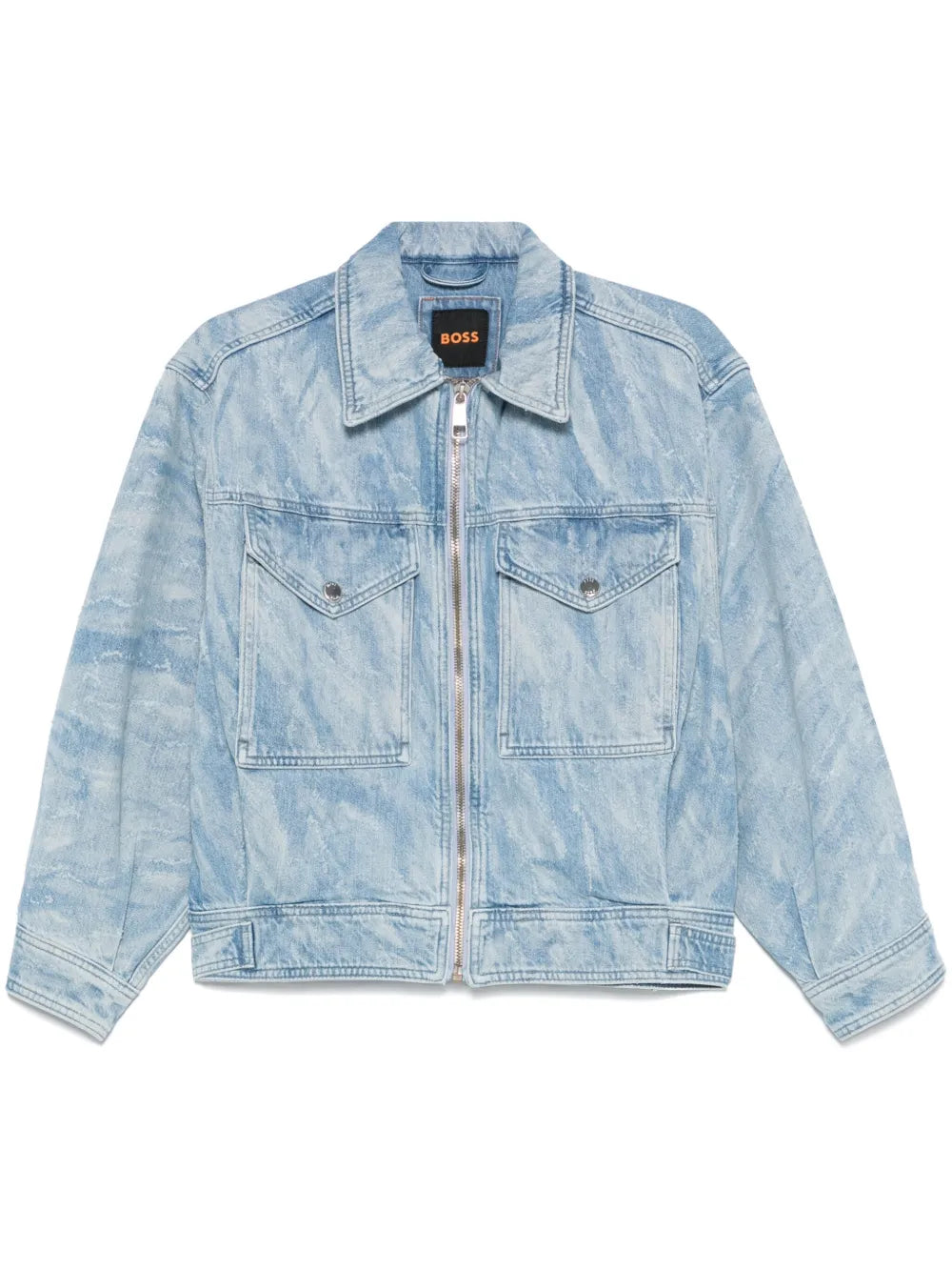 Distressed Denim Jacket