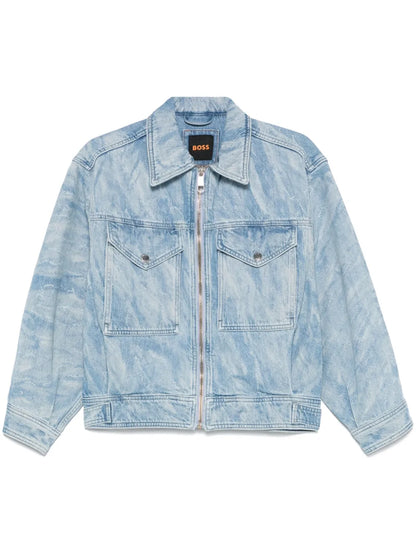 Distressed Denim Jacket
