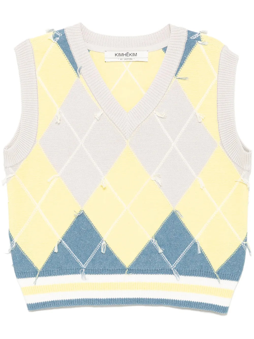 V-Neck Knitted Vest