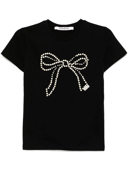 Pearl-Embellished T-Shirt