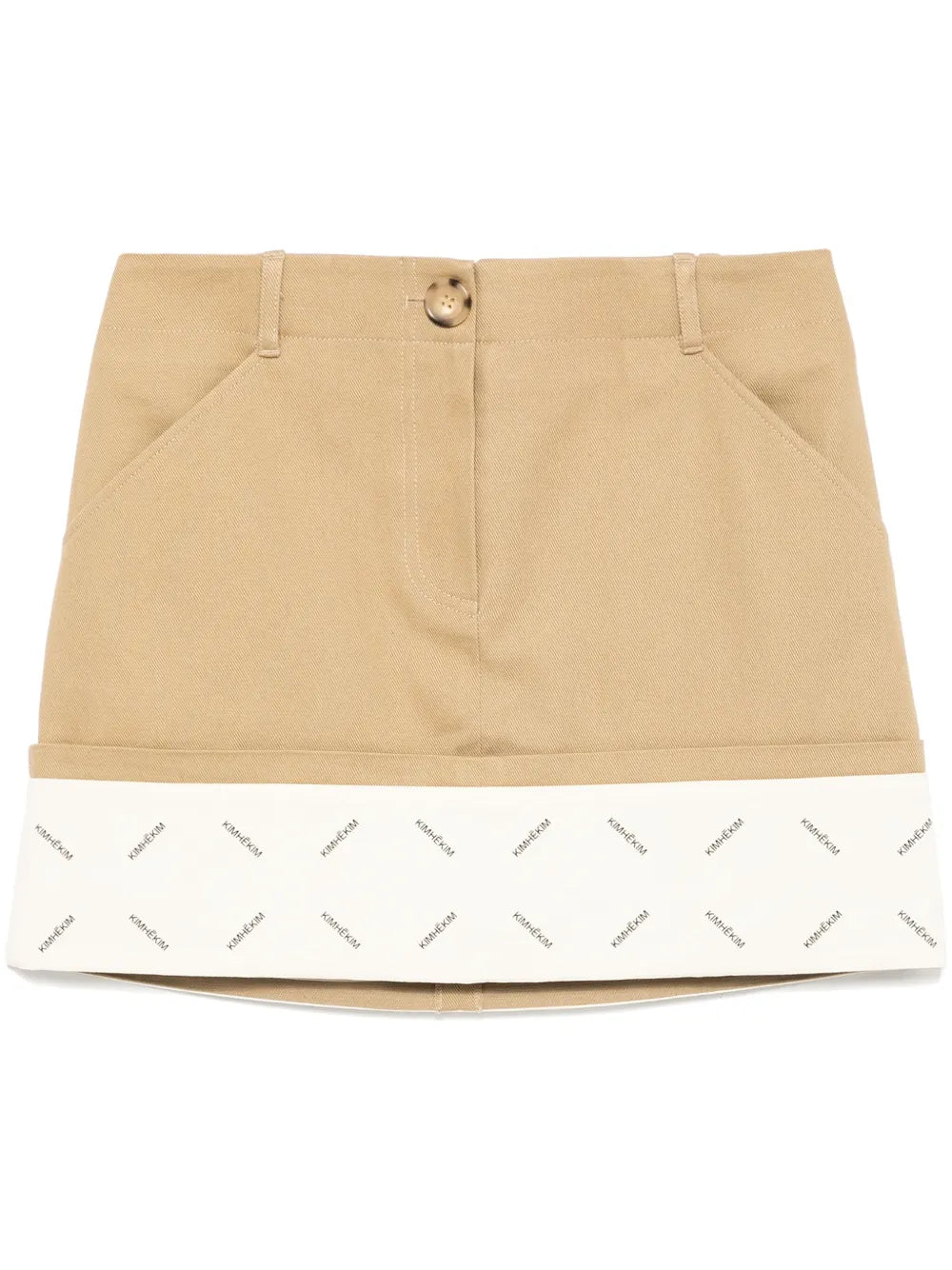 Logo-Printed Mini Skirt