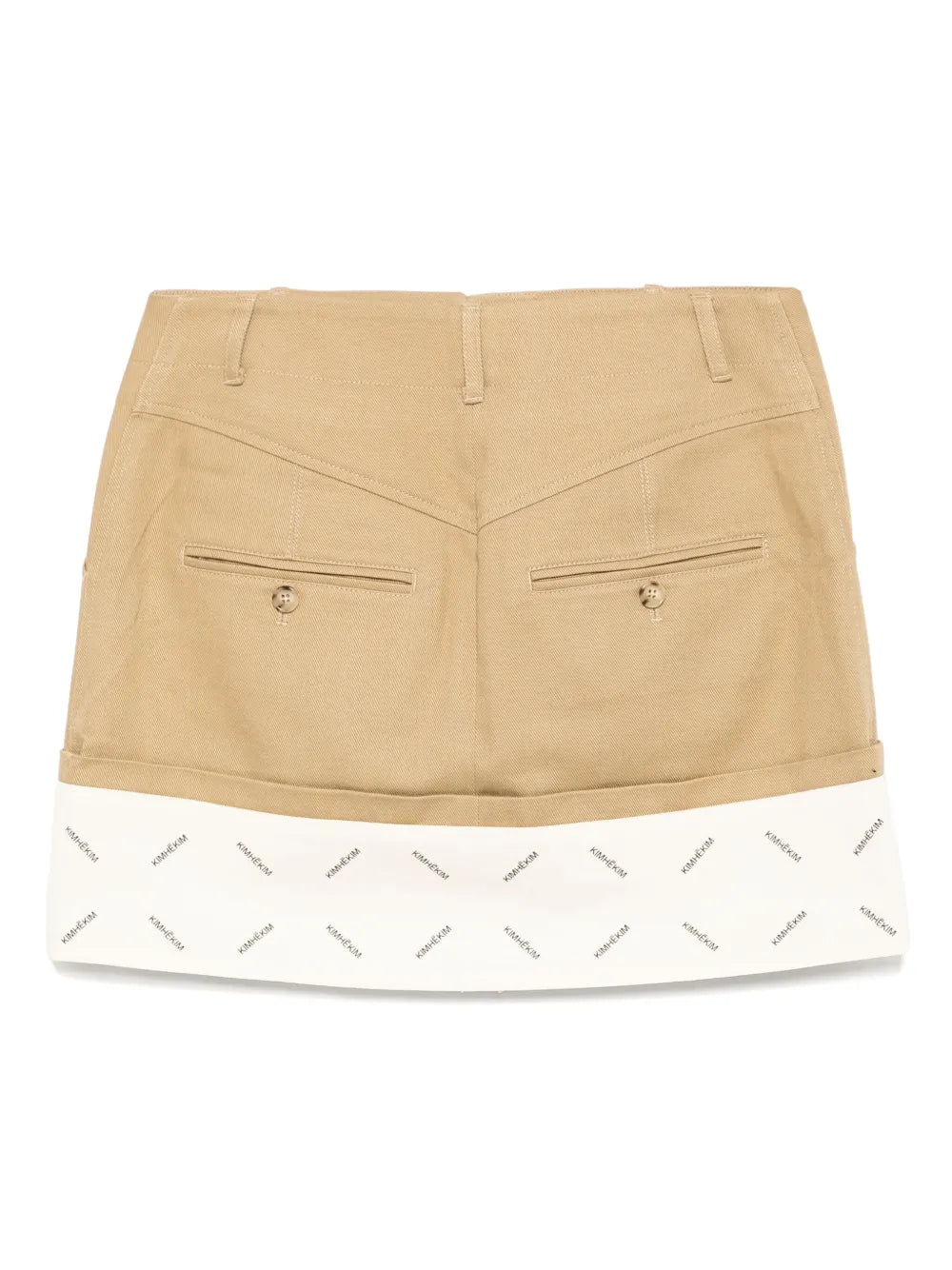 Logo-Printed Mini Skirt