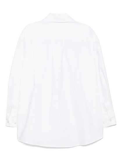 Heart Patched Ballnoon Shirt