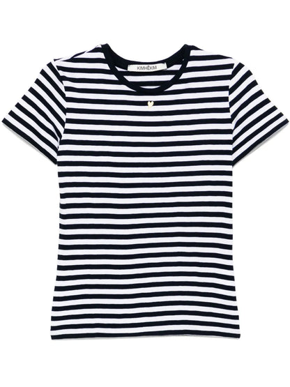Mini Heart Embroidered T-Shirt