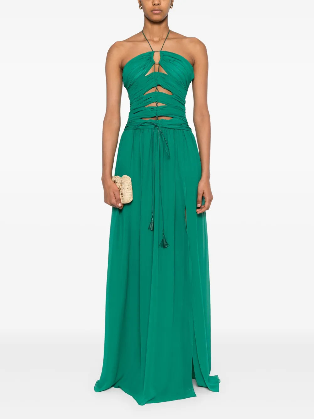 Cut-Out Detailing Maxi Dress