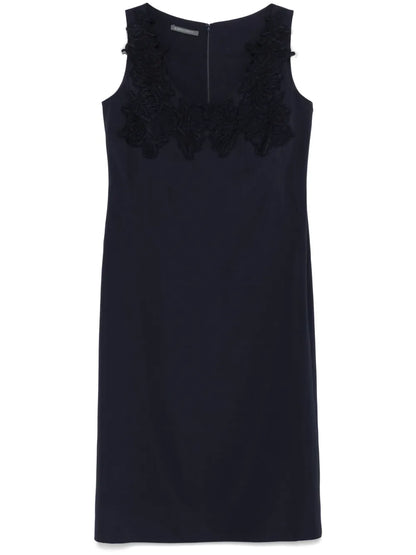 Corded-Lace Midi Dress