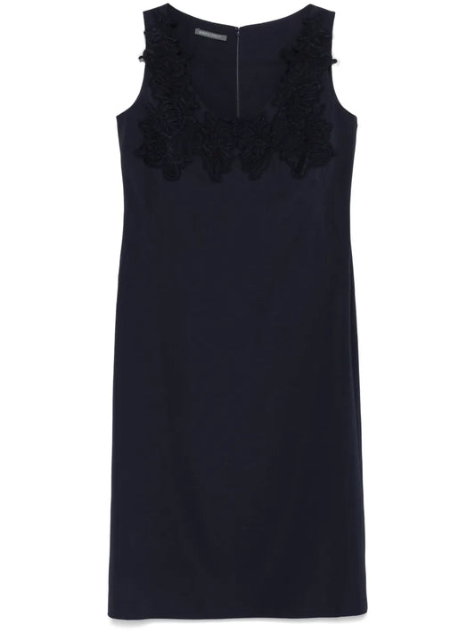 Corded-Lace Midi Dress