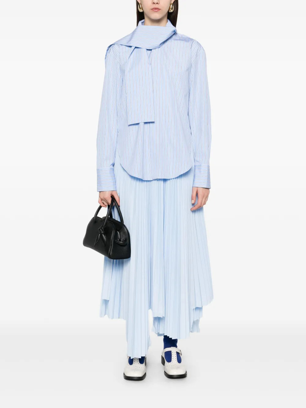 Pleated Maxi Skirt