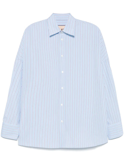 Striped Poplin Shirt