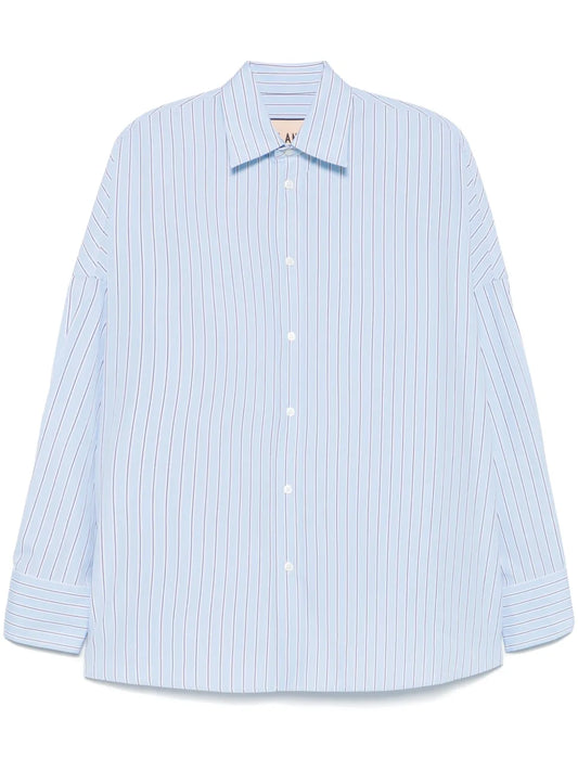 Striped Poplin Shirt