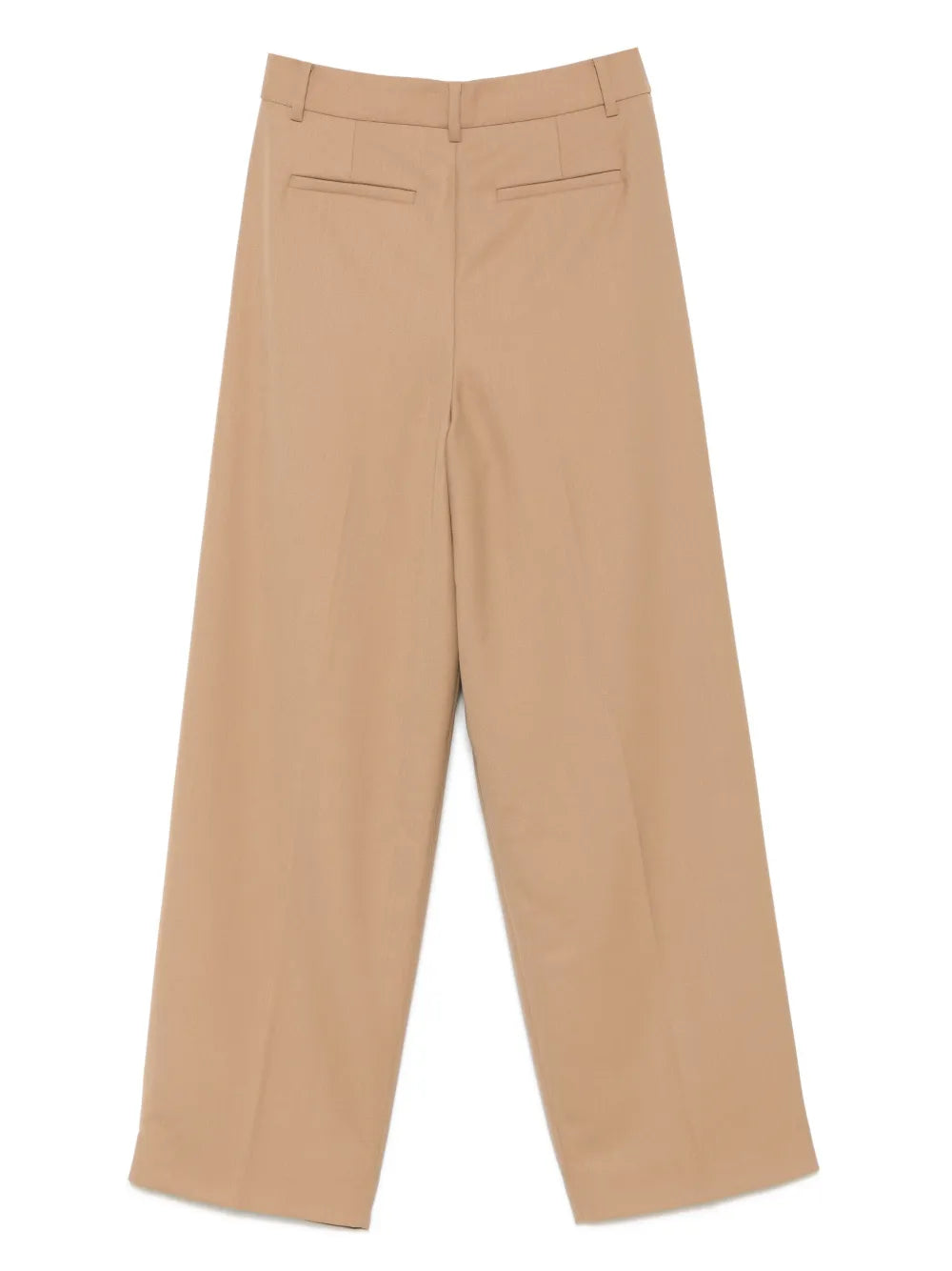 Pleated Wide-Leg Trousers