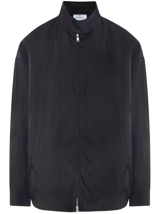 Triangle-Logo Oversize Jacket