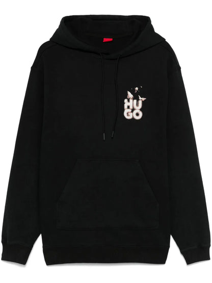 Graphic-Print Hoodie