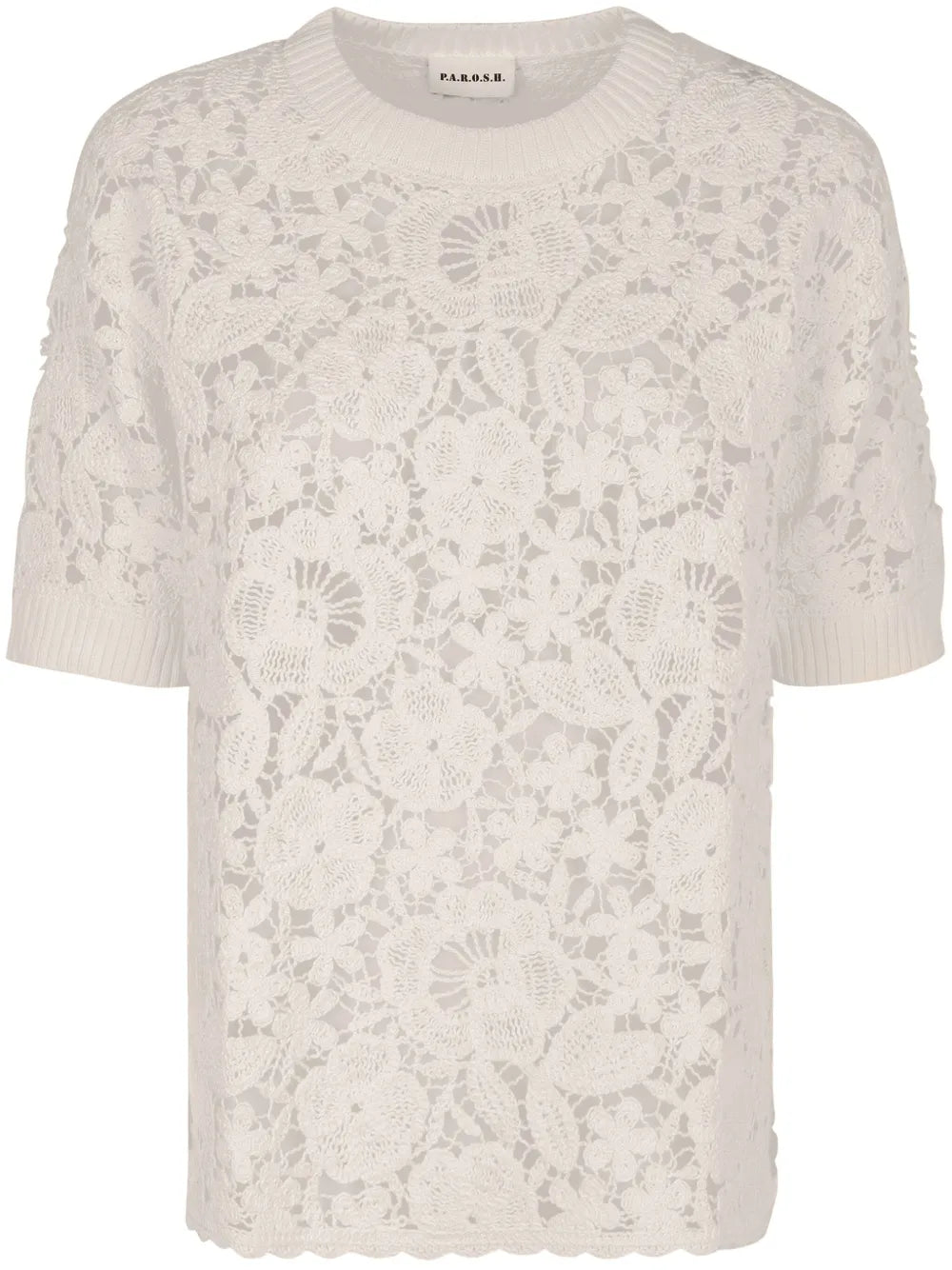 Floral-Motif T-Shirt