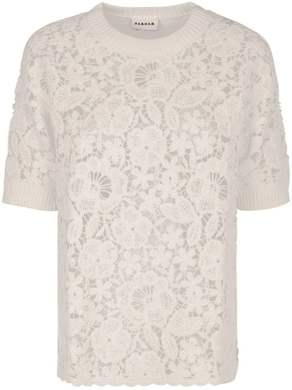 Floral-Motif T-Shirt