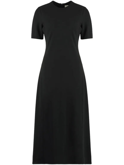 Short-Sleeve Midi Dress