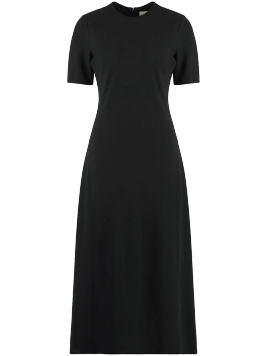 Short-Sleeve Midi Dress