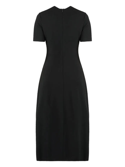 Short-Sleeve Midi Dress