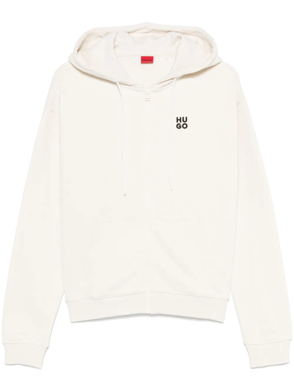 Zip-Up Cotton Hoodie