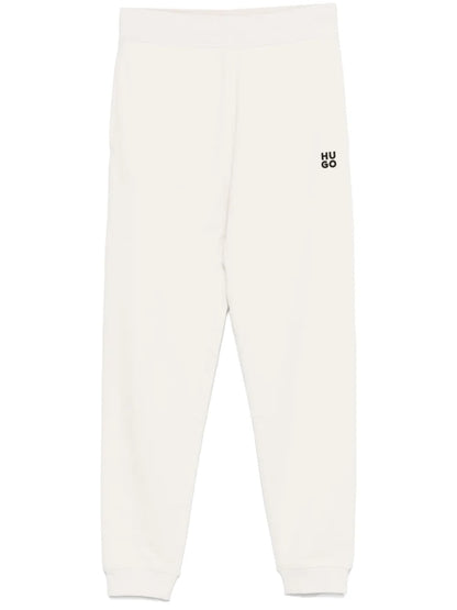 Stacked-Logo Cotton Track Pants