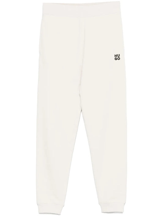 Stacked-Logo Cotton Track Pants
