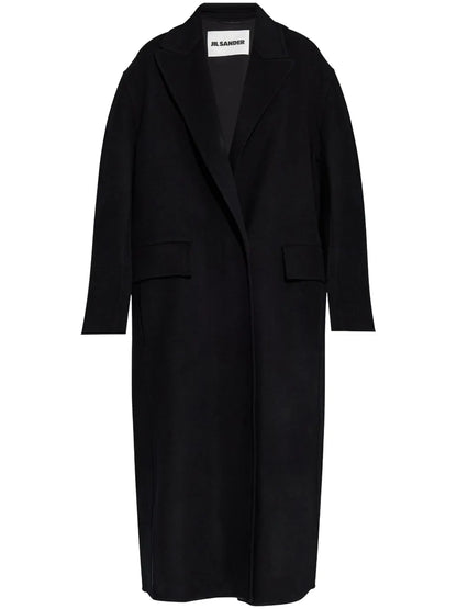 Single-Breasted Cashmere Coat