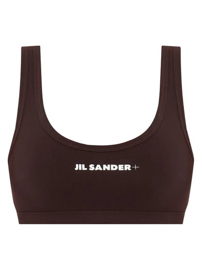 Logo-Print Bikini Top