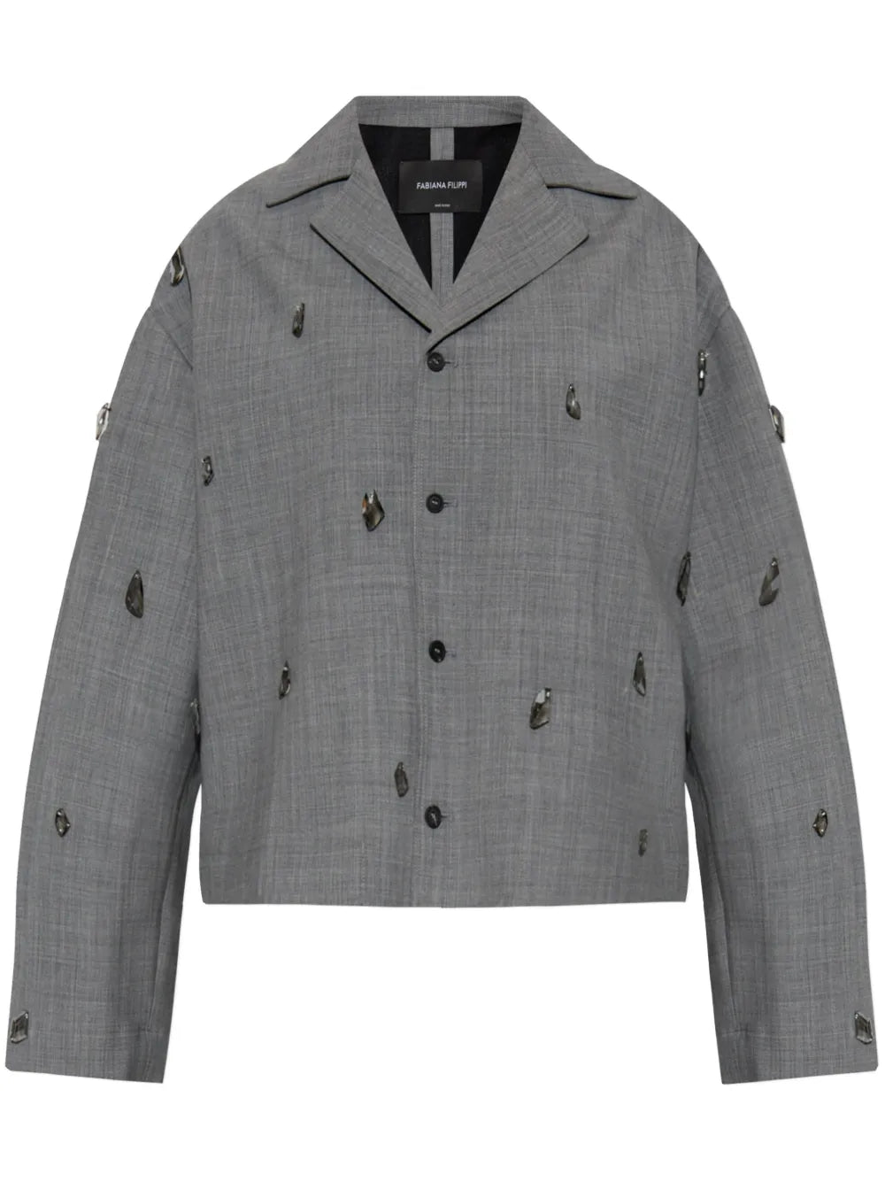 Bead-Detail Jacket