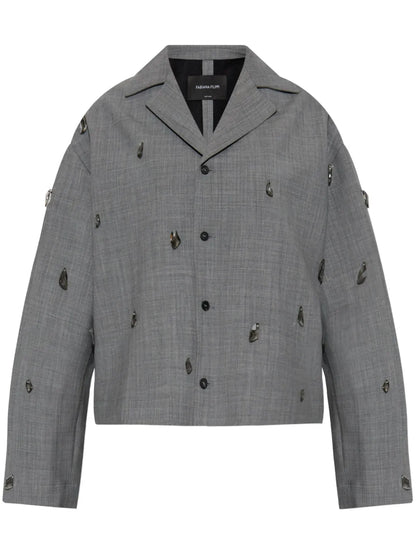 Bead-Detail Jacket