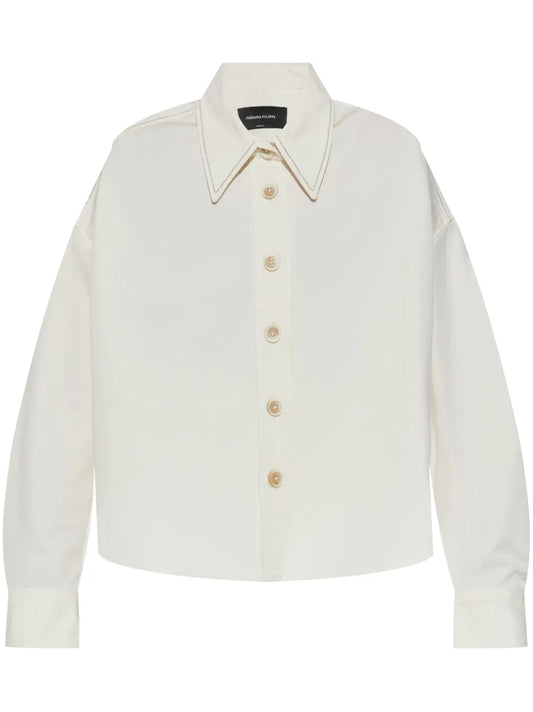 Bead-Detail Shirt