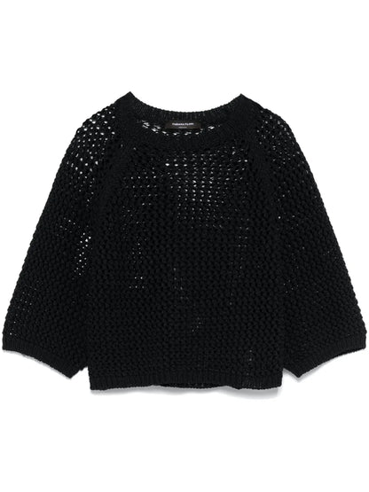 Open-Knit T-Shirt