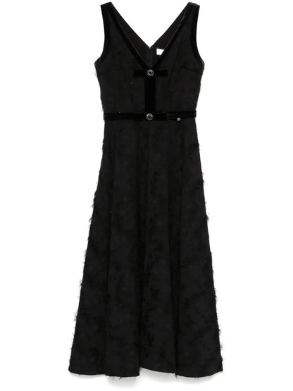 Frayed Midi Dress